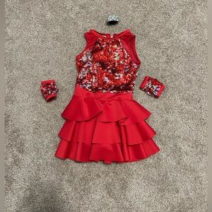 Girls Dance Costume, used once for recital 2022